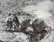 Francisco Goya No saben el camino painting